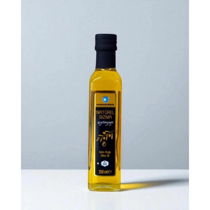 MARMARABİRLİK NATUREL SIZMA ZEYTİNYAĞI 250 ML CAM