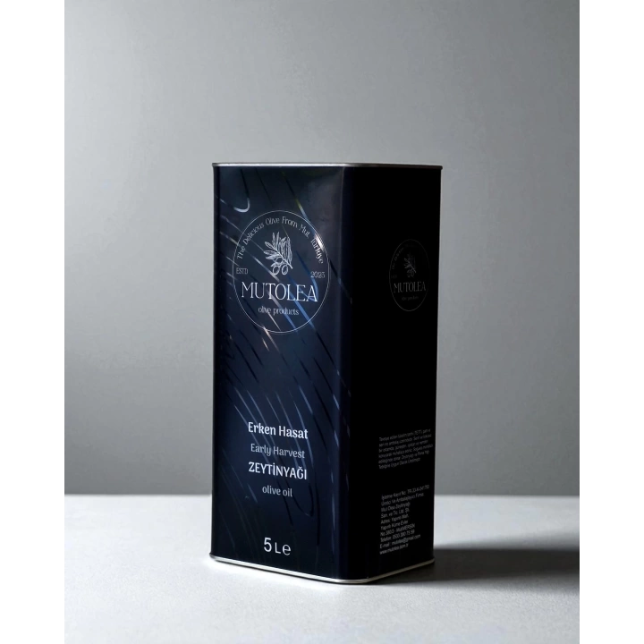 MUTOLEA ERKEN HASAT ZEYTİN YAGI 5.LT TENEKE