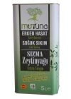 MUTUNA ERKEN HASAT SOGUK SIKIM SIZMA ZEYTİNYAĞI 5 LT