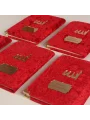64 Sayfa Bordo Keseli Kadife Yasin