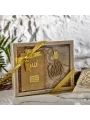 64 Sayfa Gold Kadife Yasin + İnci Tesbih + Kutulu Seccade