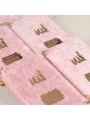 64 Sayfa Pembe Kese ve İnci Tesbihli Kadife Yasin