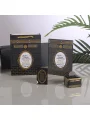 64 Sayfa Yaldız Kabe Siyah Yasin + Çanta + Lokumluk + Magnet
