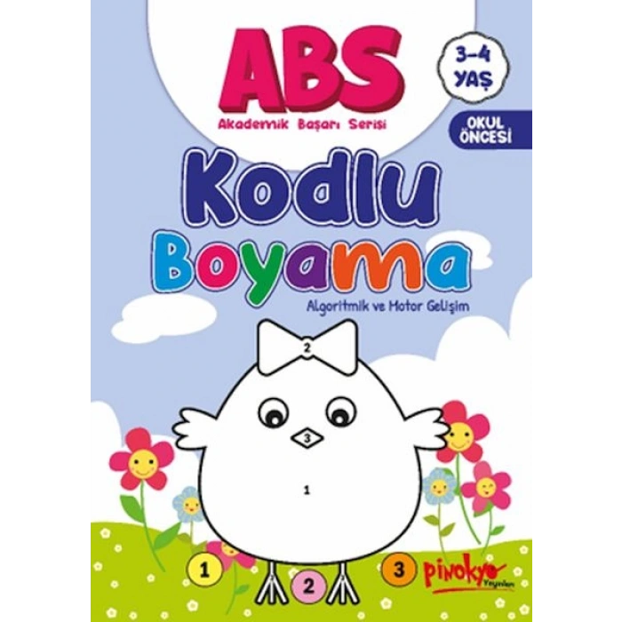 ABS 3-4 Yaş Kodlu Boyama