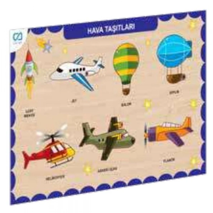 Ahşap Hava Taşıtları Eğitici Set