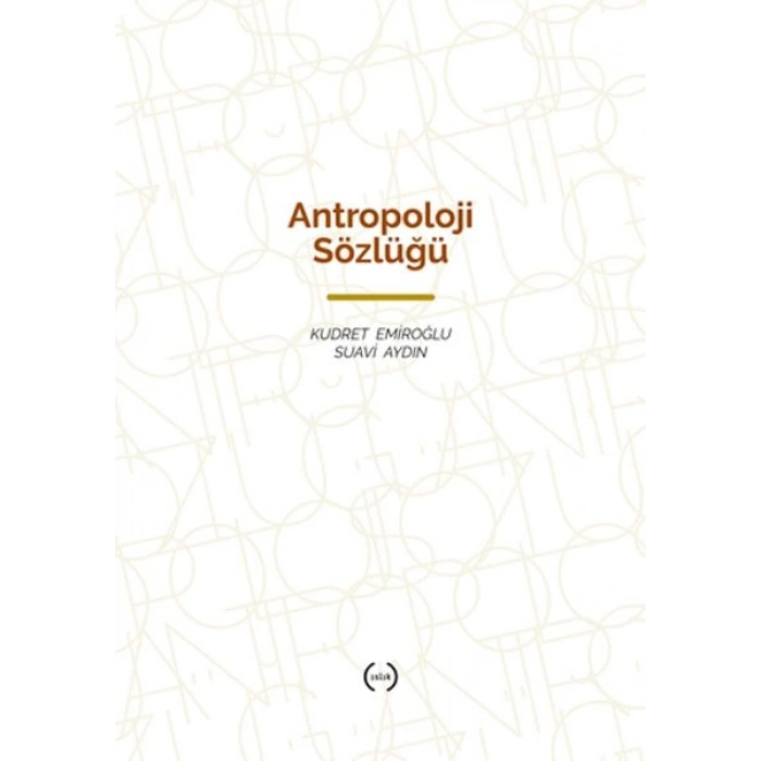 Antropoloji Sözlüğü