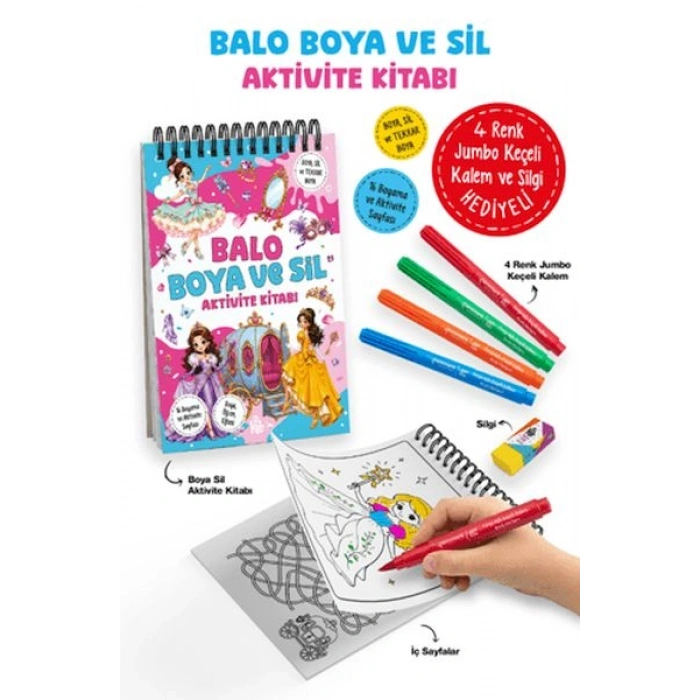 Balo - Boya ve Sil Aktivite Kitabı