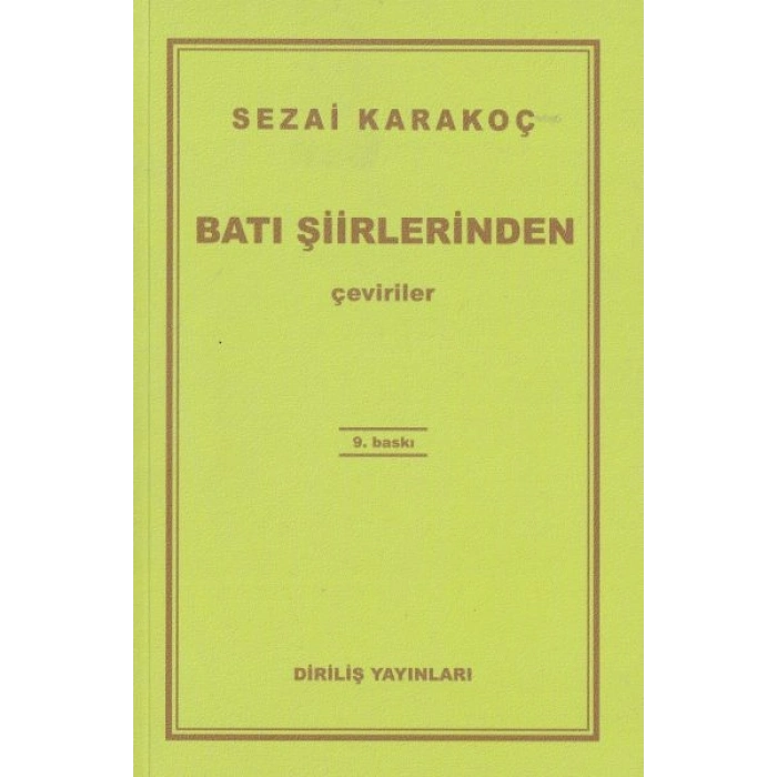 Batı Şiirlerinden Çeviriler