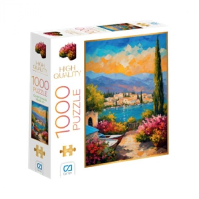 Çiçekli Veranda Puzzle 1000