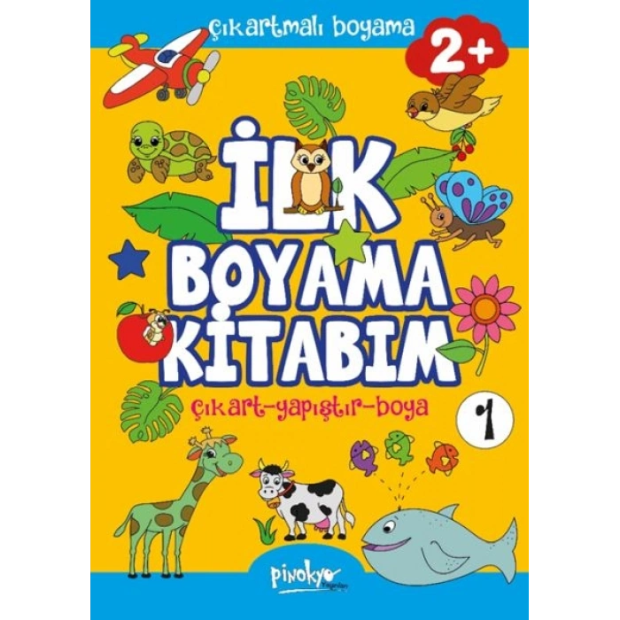 Çıkartmalı İlk Boyama Kitabım 2+ Yaş-1