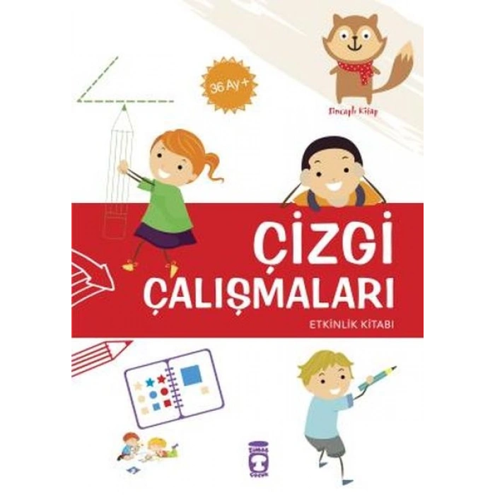 Çizgi Çalışmaları Etkinlik Kitabı (36 Ay)