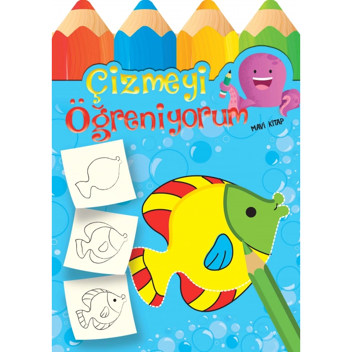 Çizmeyi Öğreniyorum Mavi Kitap