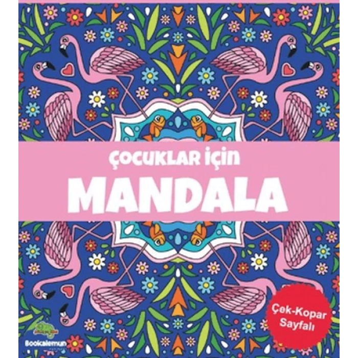 Çocuklar İçin Mandala - Lacivert