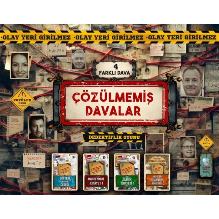 Çözülmemiş Davalar Kutulu Set 1