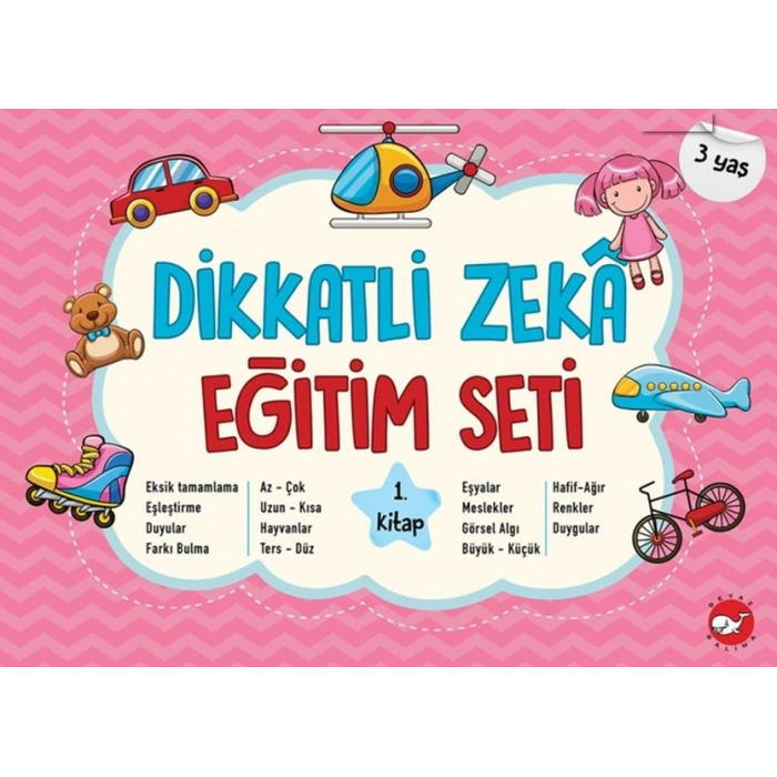 Dikkatli Zeka Eğitim Seti 1. Kitap 3
