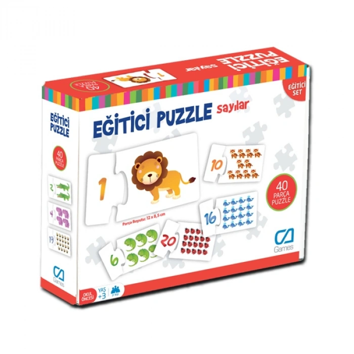 Eğitici Puzzle - Sayılar
