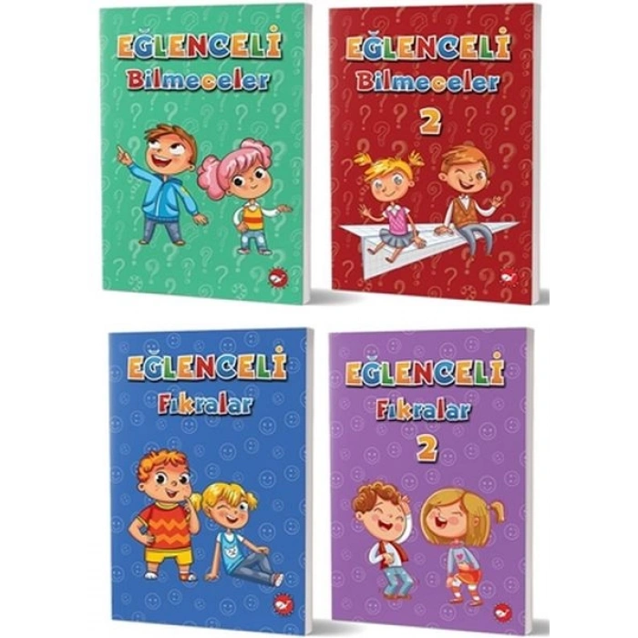 Eğlenceli Fıkralar ve Bilmeceler Seti (4 Kitap Takım)