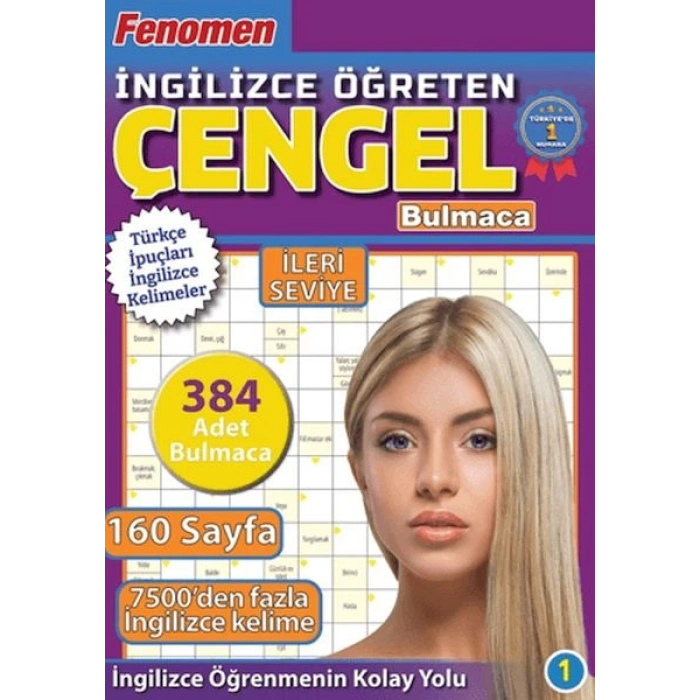 Fenomen İngilizce Öğreten Çengel Bulmaca İleri Seviye