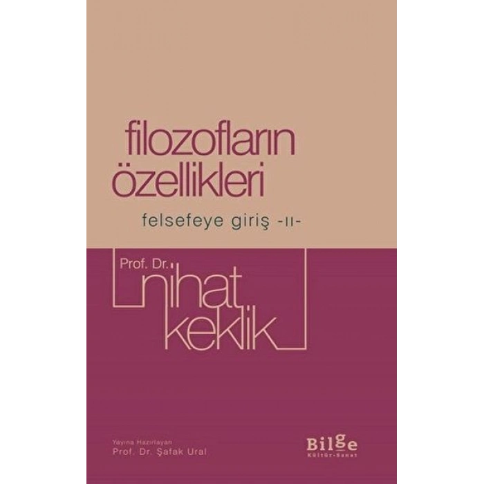 Filozofların Özellikleri