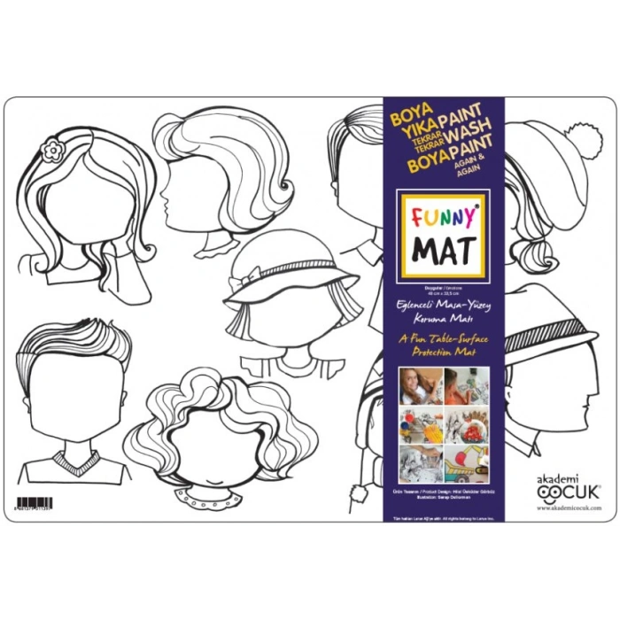 Funny Mat - Duygular - Küçük 33,5x48cm