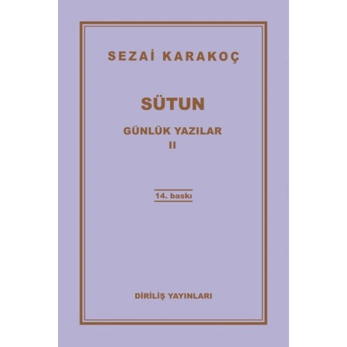 Günlük Yazılar 2 - Sütun