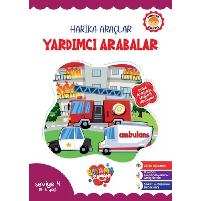 Harika Araçlar – Yardımcı Arabalar Seviye 4  (5-6 Yaş)