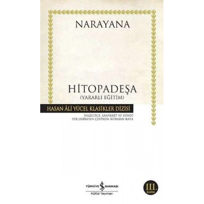 Hitopadeşa - Hasan Ali Yücel Klasikleri