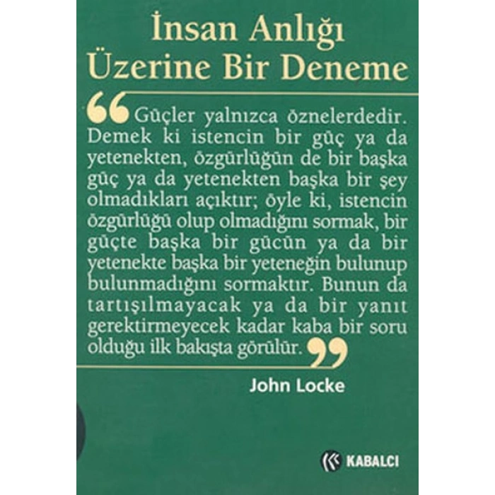 İnsan Anlığı Üzerine Bir Deneme