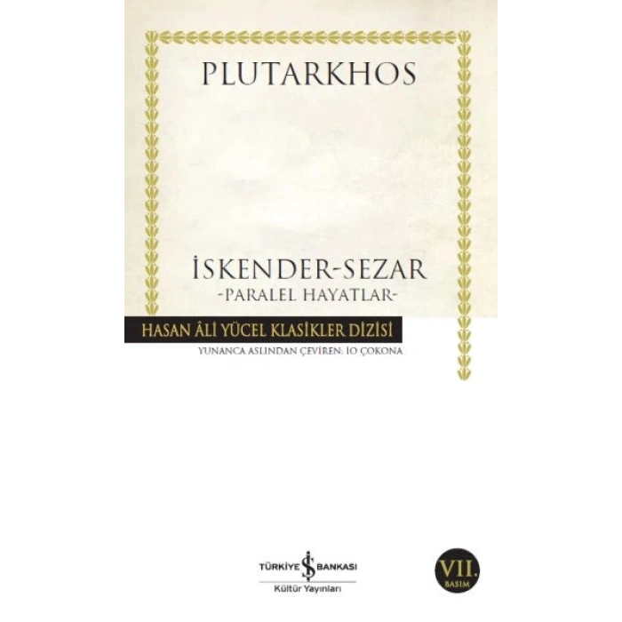 İskender - Sezar - Paralel Hayatlar - Hasan Ali Yücel Klasikleri