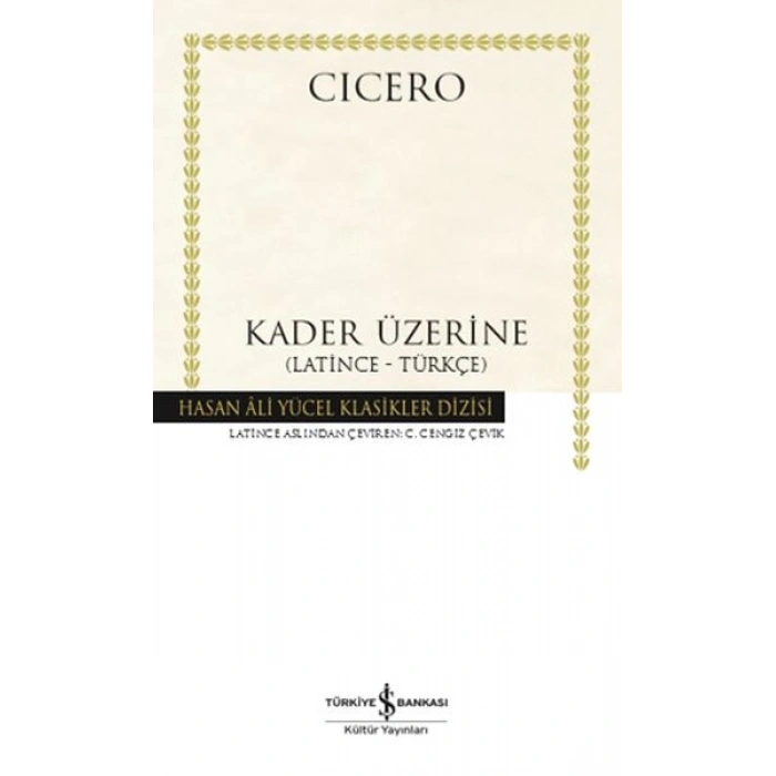 Kader Üzerine - (Latince-Türkçe) (Ciltli)