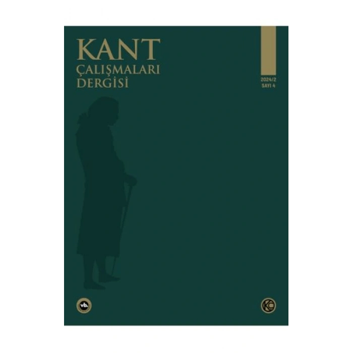 Kant Çalışmaları Dergisi Sayı 4
