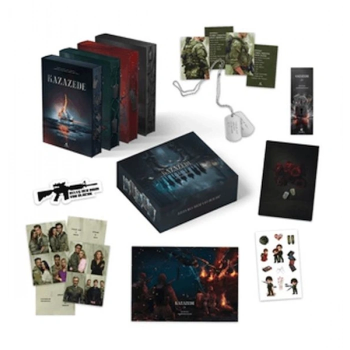 Kazazede (4 Kitap Yan Boyamalı Kutulu)