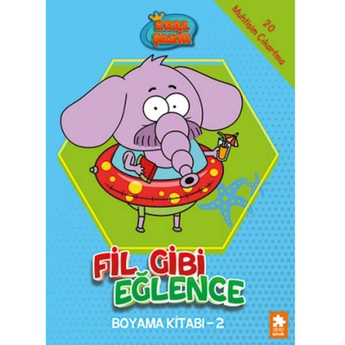 Kral Şakir Fil Gibi Eğlence Boyama Kitabı- 2