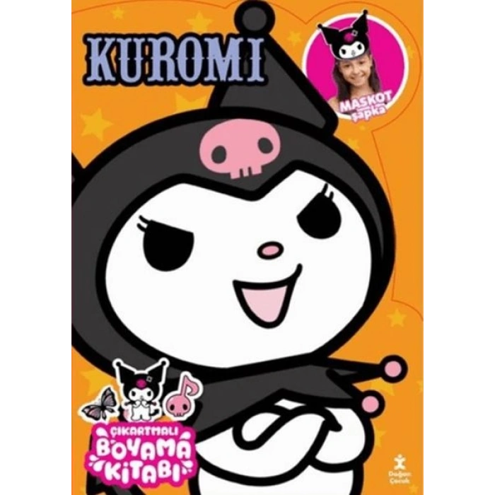 Kuromi - Çıkartmalı Boyama Kitabı - Maskot Şapka