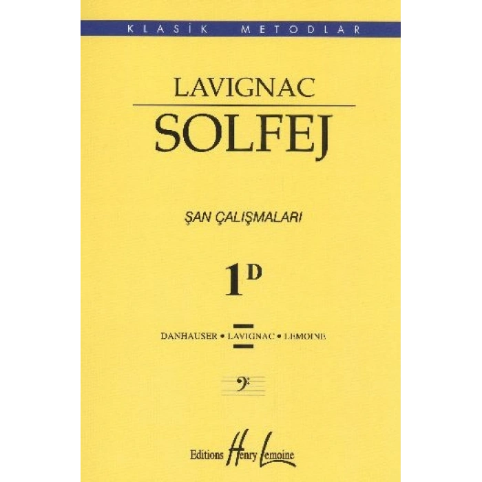 Lavignac Solfej 1D Şan Çalışmaları