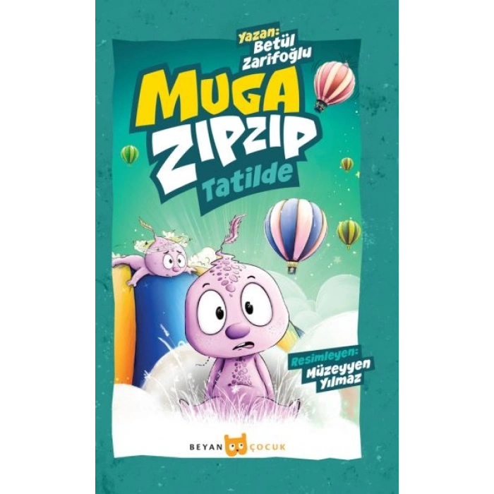 Muga Zıpzıp Tatilde (Renkli - Resimli)