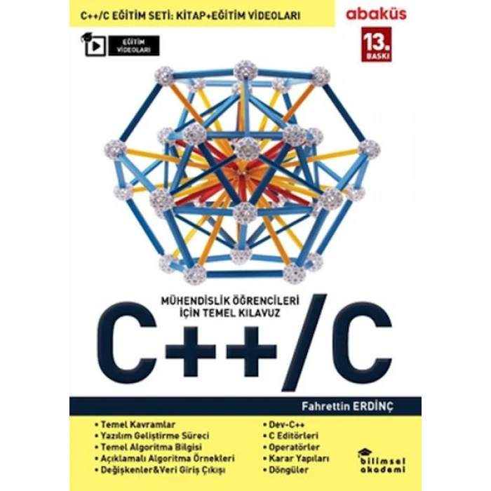 Mühendislik Öğrencileri İçin Temel Kılavuz C / C++ - Eğitim Videolu