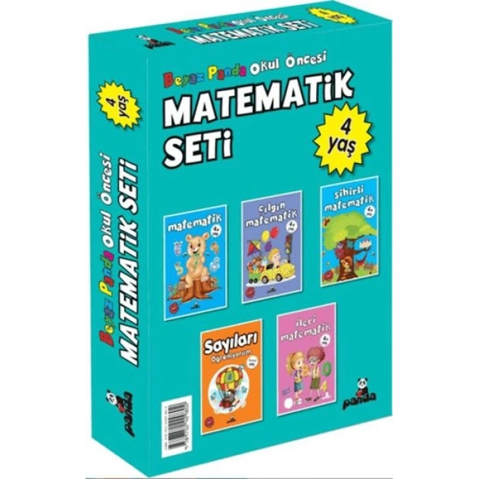Okul Öncesi 4 Yaş Matematik Seti (5 Kitap)