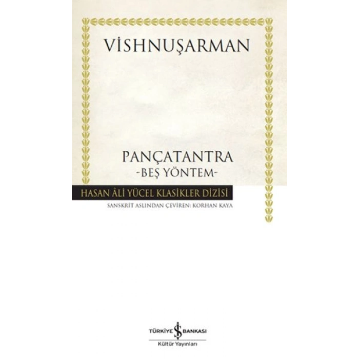 Pançatantra –Beş Yöntem- Hasan Ali Yücel Klasikleri (Ciltli)