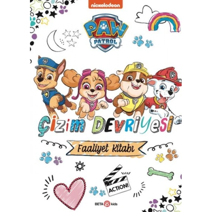 PAW Patrol - Çizim Devriyesi Boyama Kitabı