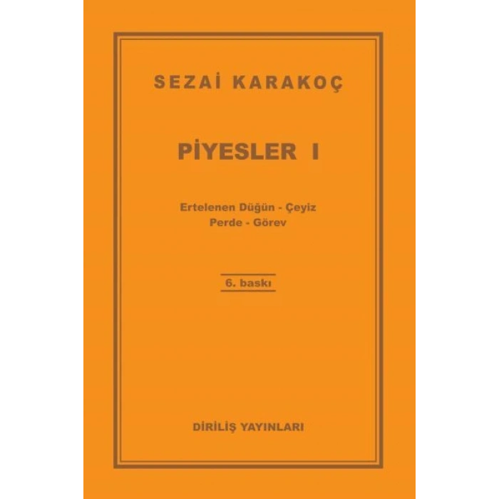 Piyesler 1