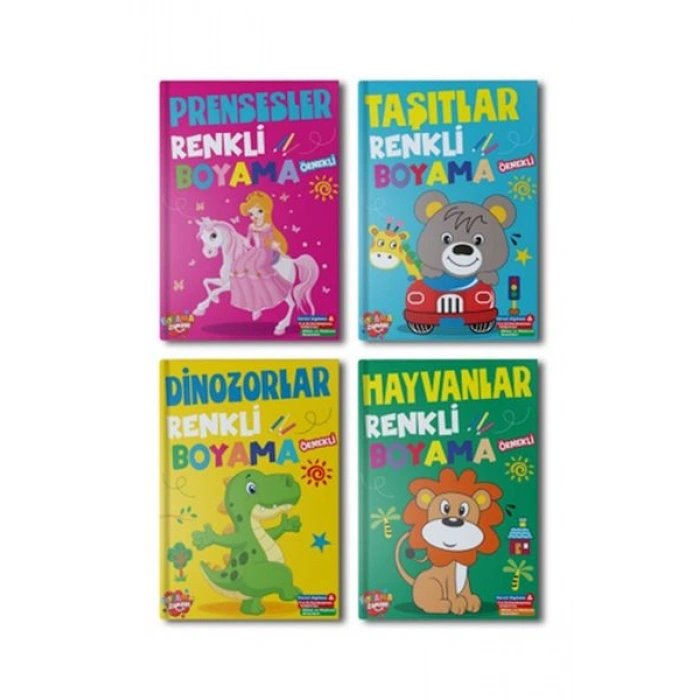 Renkli Boyama 10 set+1 Set (44 Kitap)