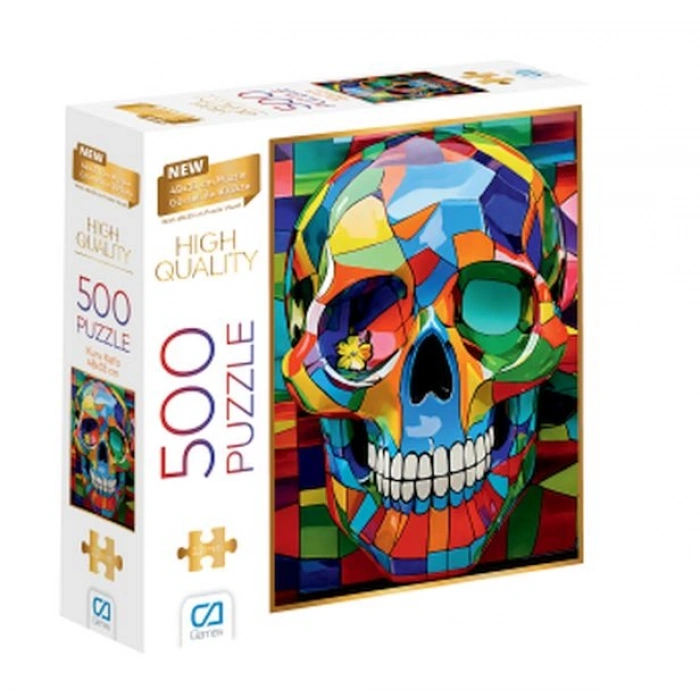 Renkli Kuru Kafa Puzzle 500