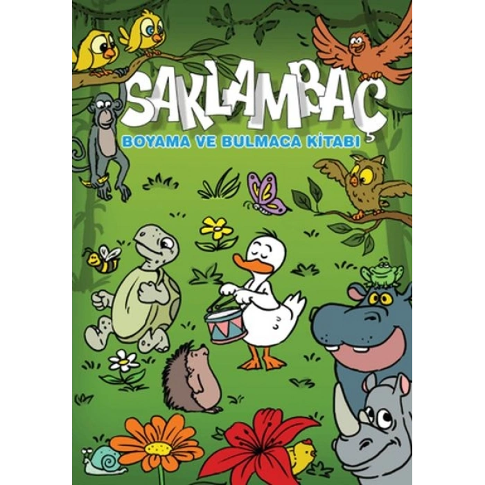 Saklambaç Boyama ve Bulmaca Kitabı