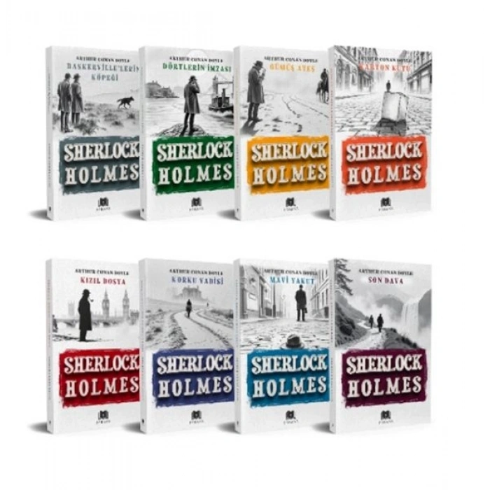 Sherlock Holmes Seti (8 Kitap Takım)