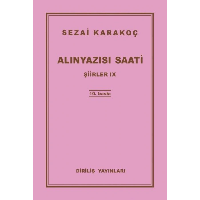 Şiirler 9 - Alınyazısı Saati