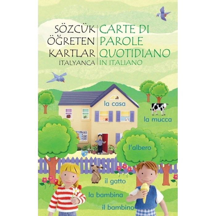 Sözcük Öğreten Kartlar - İtalyanca