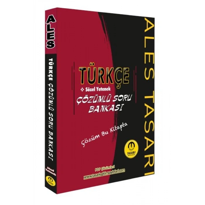 Tasarı ALES Türkçe Sözel Yetenek Soru Bankası Çözümlü