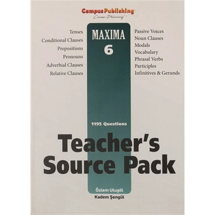 Teachers Source Pack - Maxima 6