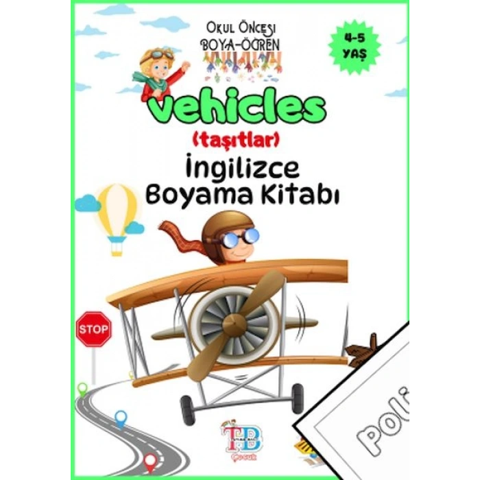 Vehicles(taşıtlar) Boyama Kitabı
